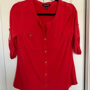 Gorgeous red blouse in great condition.
